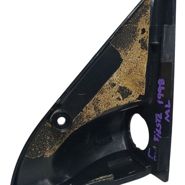 Acabamento Interno Retrovisor Lado Esquerdo Ford Fiesta 1998 Preto