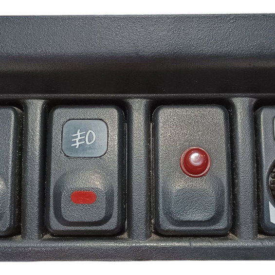 Moldura Botões Painel Kia Sportage 2000 Preto