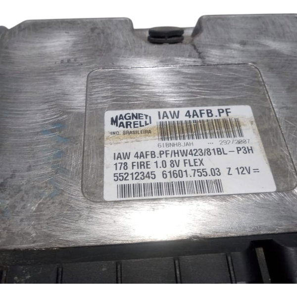 Módulo Injeção Fiat Palio 1.0 8v Fire Flex 2007 Iaw4afbpf