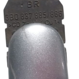 Maçaneta Externa Traseira Esquerda Vw Fox 2008 Prata Traseira