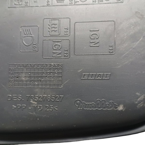 Tampa Caixa Fusível Porta Objetos Fiat Palio 2002