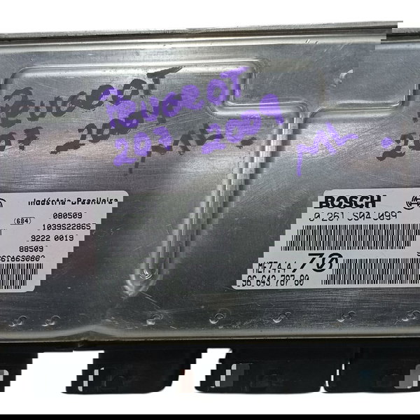 Módulo Injeção Peugeot 206 207 Citroen C3 2009 Me74470