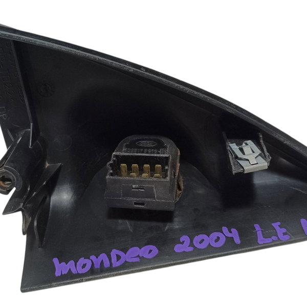 Acabamento Interno Retrovisor Lado Esquerdo Ford Mondeo 2004 Preto
