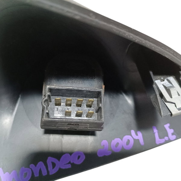 Acabamento Interno Retrovisor Lado Esquerdo Ford Mondeo 2004 Preto