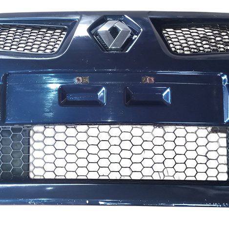 Parachoque Dianteiro Renault Sandero 2010 Azul