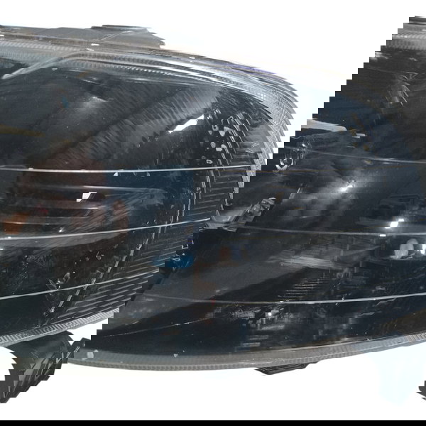 Farol Lado Esquerdo Máscara Negra Duplo Vw Gol G3 2004 Esquerdo/motorista