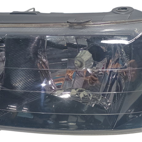 Farol Lado Esquerdo Máscara Negra Duplo Vw Gol G3 2004 Esquerdo/motorista