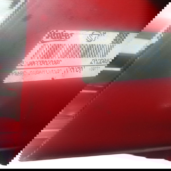 Lanterna Traseira Direita Peugeot 207 2012 Direito/passageiro Bordô