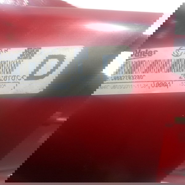 Lanterna Traseira Direita Peugeot 206 2009 Direito/passageiro Vermelho