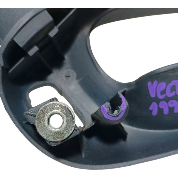 Puxador Interno Porta Traseira Esquerda Gm Vectra 1998 Preto