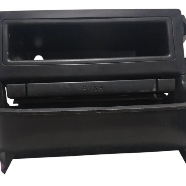 Moldura Central Porta Copos Honda Civic 2000 Com Detalhe Preto
