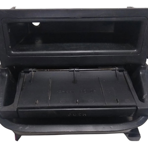 Moldura Central Porta Copos Honda Civic 2000 Com Detalhe Preto
