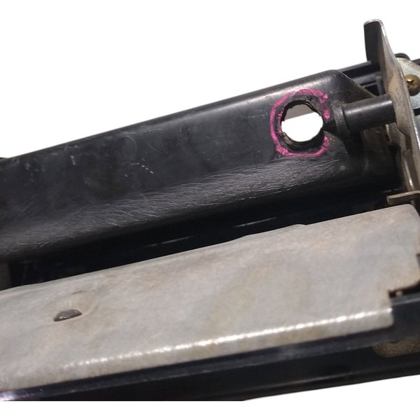 Moldura Central Porta Copos Honda Civic 2000 Com Detalhe Preto