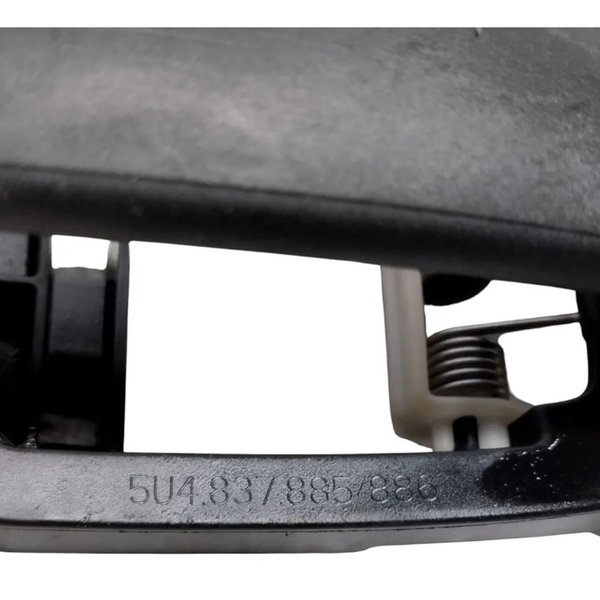 Maçaneta Porta Externa Traseira Direita Vw Gol G4 2012 Preto Traseira