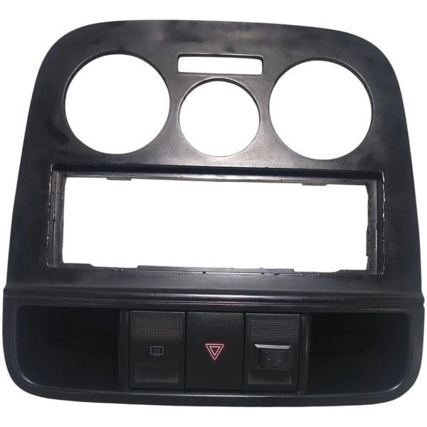 Moldura Painel Central Vw Gol G4 2012 Preto