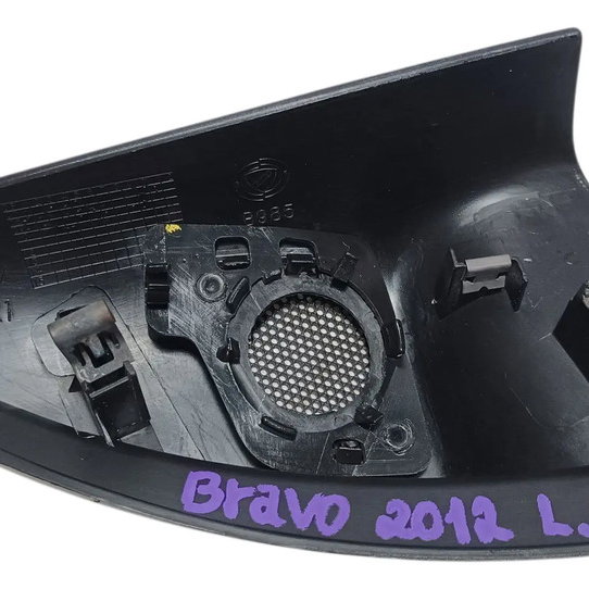 Moldura Interna Retrovisor Esquerdo Fiat Bravo 2012 Preto