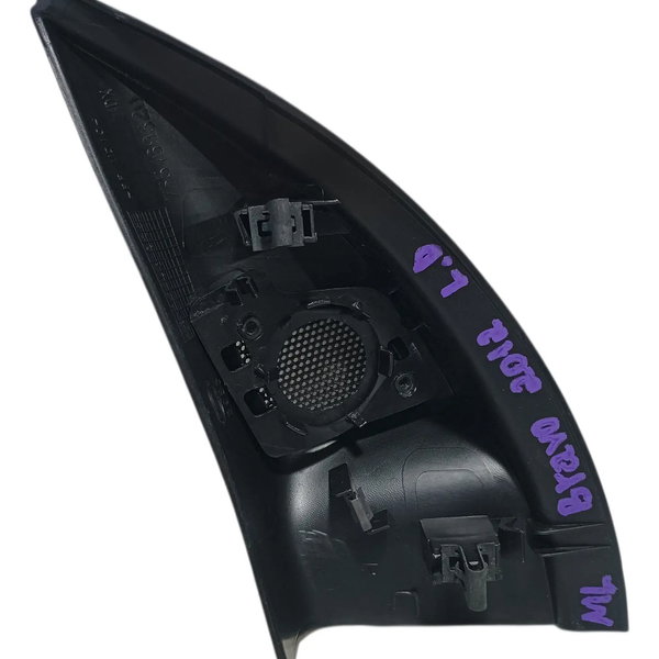 Moldura Interna Retrovisor Direito Fiat Bravo 2012 Preto