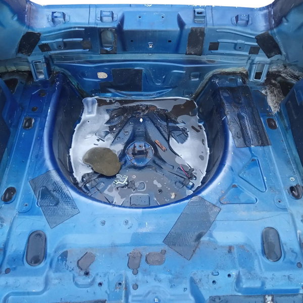 Traseira Baixa Fiat Bravo 2012 Azul
