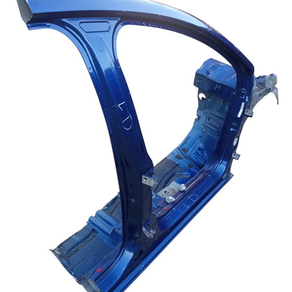 Lateral Caixa Roda Direita Fiat Bravo 2012 Azul