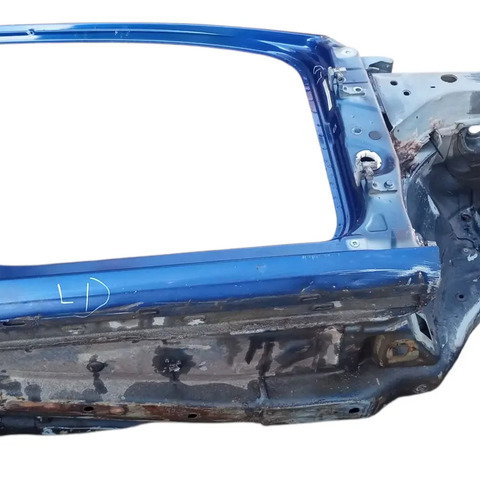 Lateral Caixa Roda Direita Fiat Bravo 2012 Azul