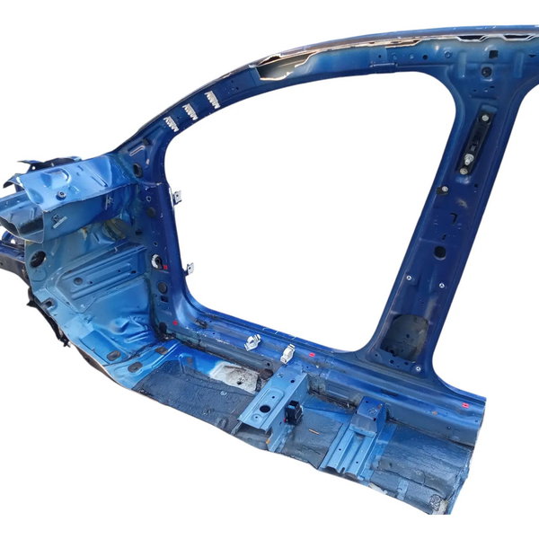 Lateral Caixa Roda Direita Fiat Bravo 2012 Azul