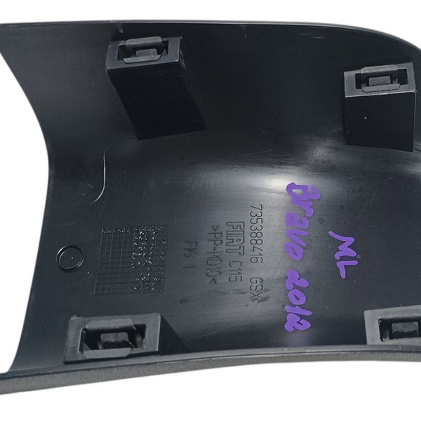 Acabamento Parte Trás Console Fiat Bravo 2012 Preto