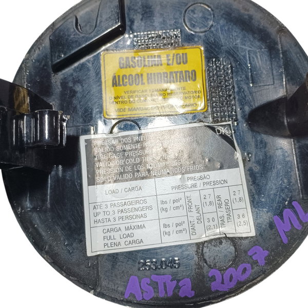 Portinhola Tanque Combustível Gm Astra 2007 Preto