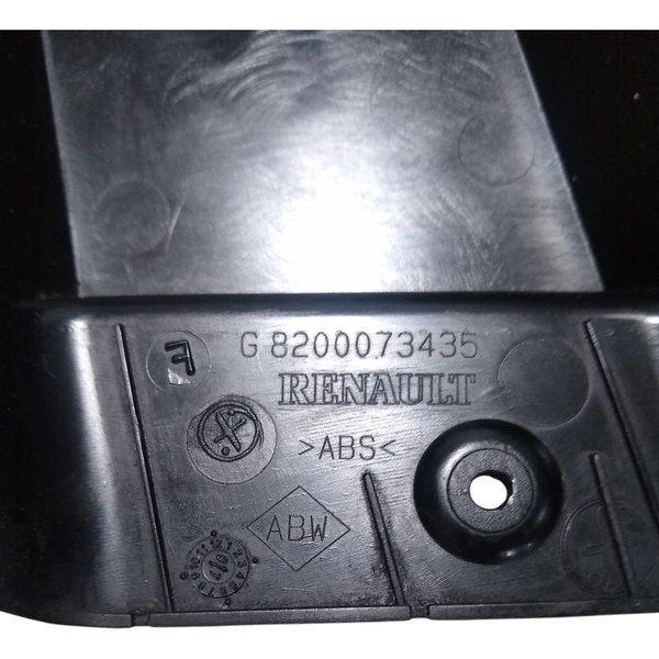 Moldura Ext. Coluna Dianteira Esquerda Renault Megane 2007 Preto