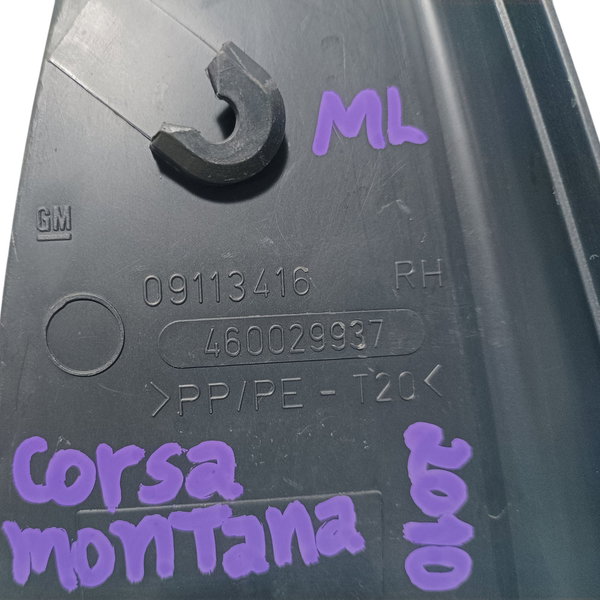 Moldura Porta Traseira Direita Gm Corsa Montana 2010