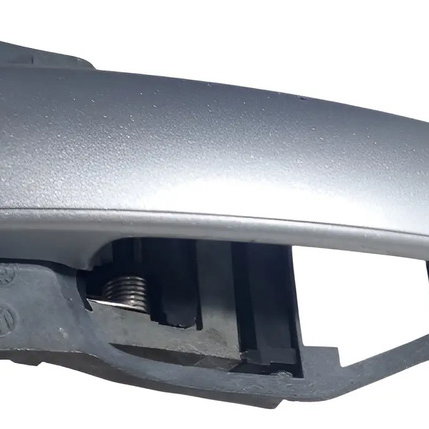 Maçaneta Porta Dianteira Direita Vw Spacefox 2007 Prateado Dianteira