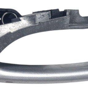 Maçaneta Externa Porta Traseira Direita Vw Spacefox 2007 Prateado Traseira