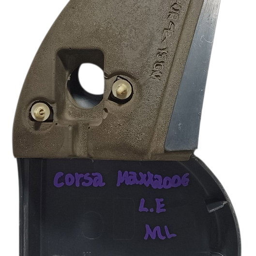 Acabamento Interno Retrovisor Lado Esq. Gm Corsa Maxx 2006 Preto