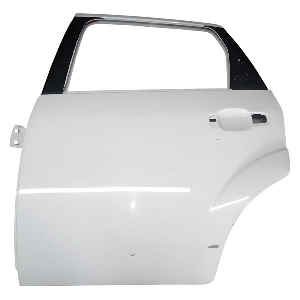 Porta Traseira Esquerda Ford Fiesta 2014 Com Detalhe Traseira Esquerdo Branco