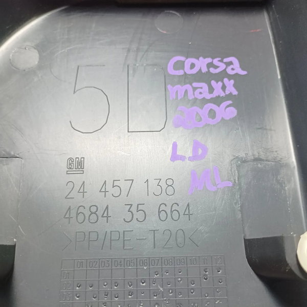 Acabamento Interno Retrovisor Direito Gm Corsa Maxx 2006