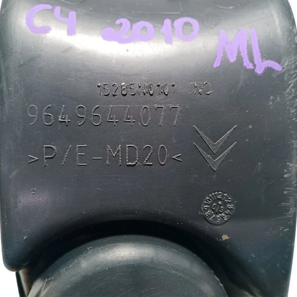 Moldura Porta Copos Freio Mão Citroen C4 2010 Preto