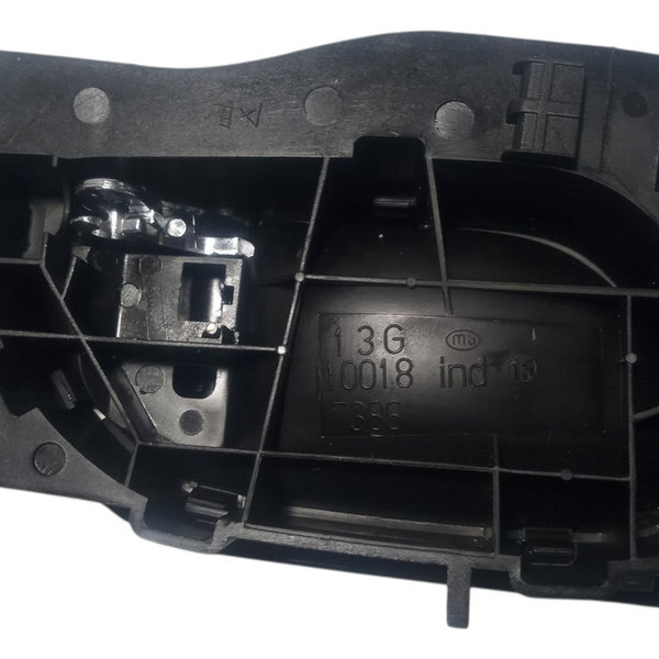 Maçaneta Interna Dianteira Esquerda Citroen C4 2010 Prateado Dianteira