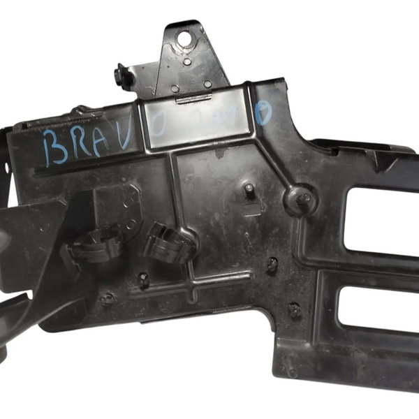 Suporte Fixador Bateria Fiat Bravo 2013 A 2016 Preto