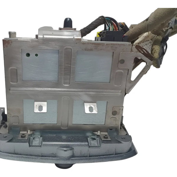 Rádio Som Automotivo Botão Alerta Fiat Punto 2012 Preto E Cromado