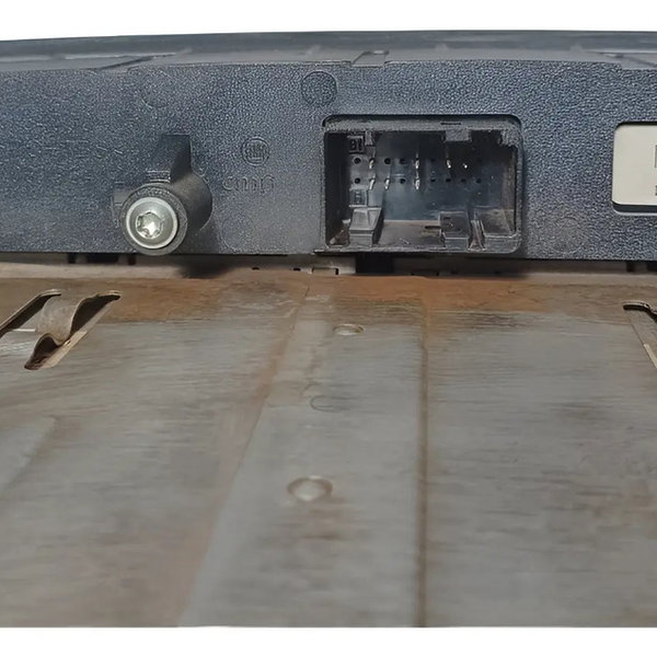 Rádio Som Automotivo Botão Alerta Fiat Punto 2012 Preto E Cromado