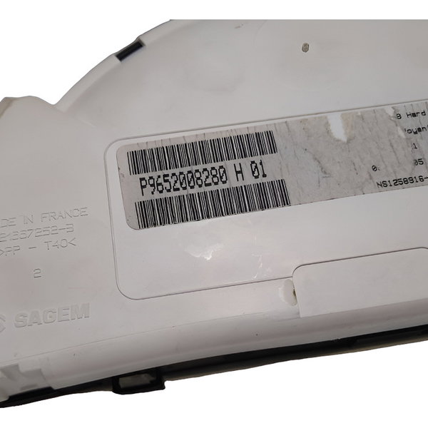 Painel Instrumento Citroen C3 2007 Preto