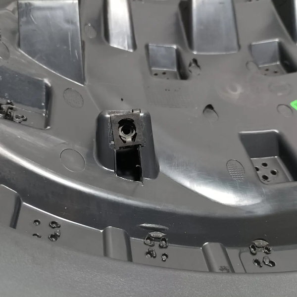 Moldura Acabamento Painel Instrumento Fiat Punto 2012 Cinza-escuro