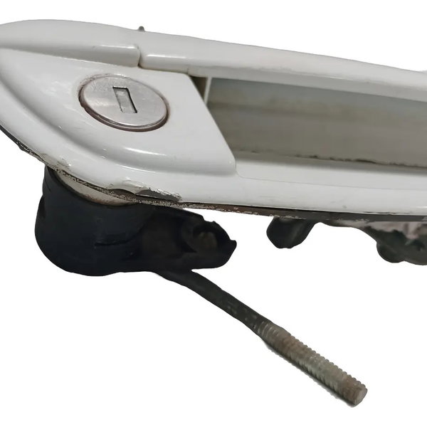 Maçaneta Externa Dianteira Direita Fiat Punto 2012 Branco Dianteira