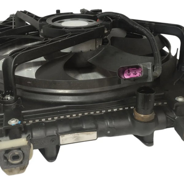 Kit Radiador Vw Polo Fox Power 1.6 2008 2009 2010 Preto