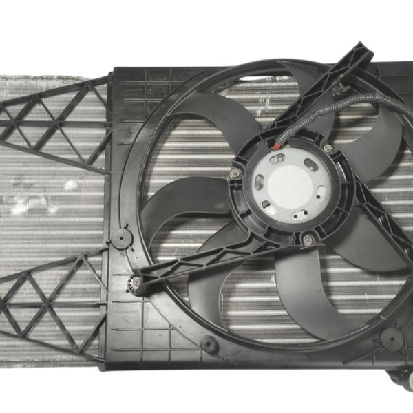 Kit Radiador Vw Polo Fox Power 1.6 2008 2009 2010 Preto