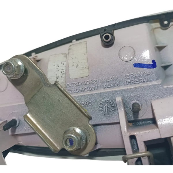 Maçaneta Porta Traseira Direita Fiat Punto 2012 Branco Traseira