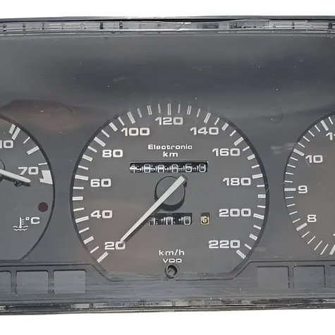 Painel Instrumento Velocímetro Vw Santana 1995 Preto