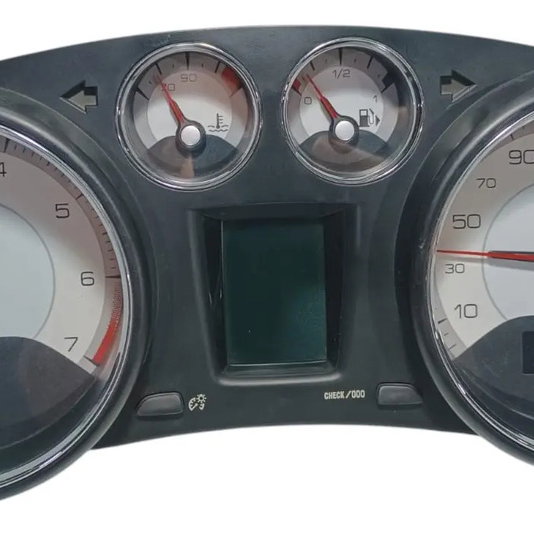 Painel Instrumento Velocímetro Peugeot 308 2014 Branco