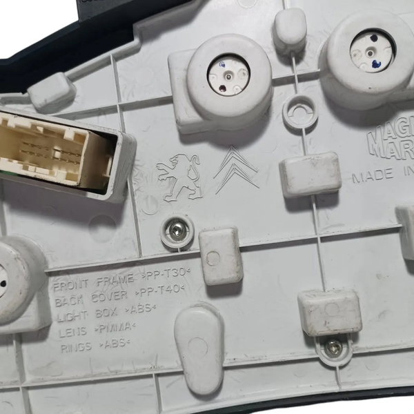 Painel Instrumento Velocímetro Peugeot 207 2012 Branco