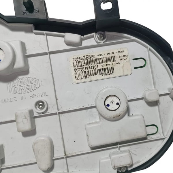 Painel Instrumento Velocímetro Peugeot 207 2012 Branco