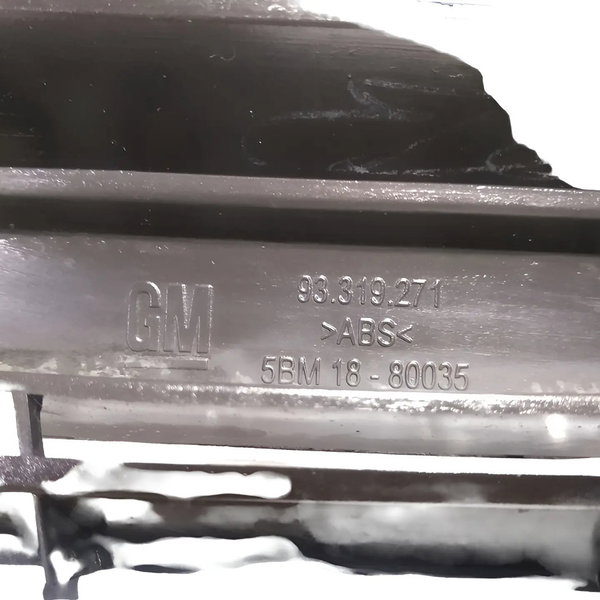 Grade Frontal Dianteira Gm Meriva 2003 2012 Preto Brilhante